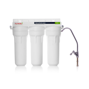 Filtrons FLS3F 3-х ступенчатый фильтр (комплектация FILTRONS смягчения P5 + CBC + UM) кран капля